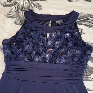 Enfocus Studio Elegant Black Sleeveless Maxi Dress